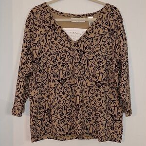 Liz Claiborne Floral Top Size 3​​